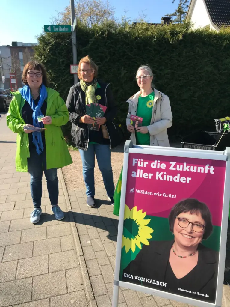 Auftakt zum Straßenwahlkampf für die Landtagswahl S-H