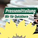 Eine Pressemitteilung der Quickborner GRÜNEN