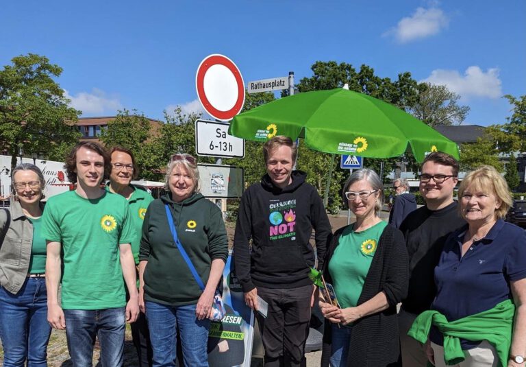 Rasmus Andresen beim Wahlkampfauftakt in Quickborn