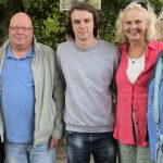 Ein kleines Gruppenfoto mit Dirk Salewsky.