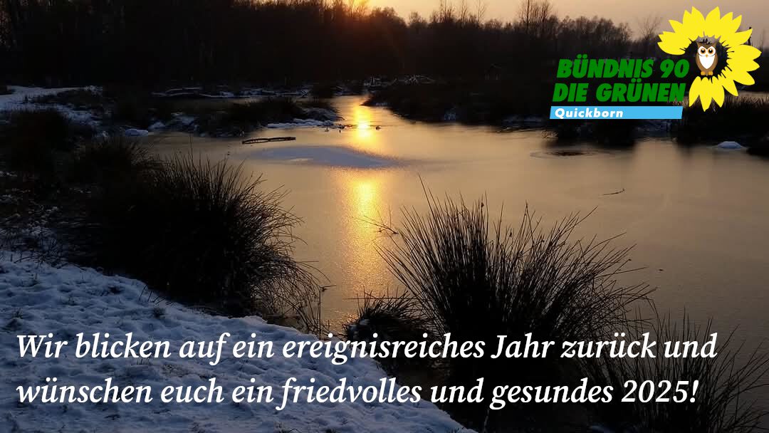 Jahresgruß 2024/25: Wir blicken auf ein ereignisreiches Jahr zurück und wünschen euch ein friedvolles und gesundes 2025!