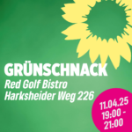 Einladung zum GRÜNSCHNACK am 11.04.25
