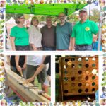 Ein Collage von unserem Stand auf dem Quickborner Eulenfest 2025.