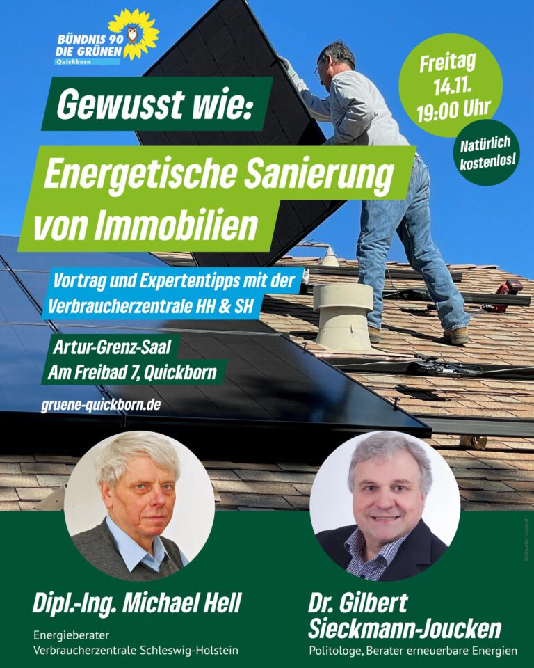 Vortrag: Energetische Sanierung von Immobilien