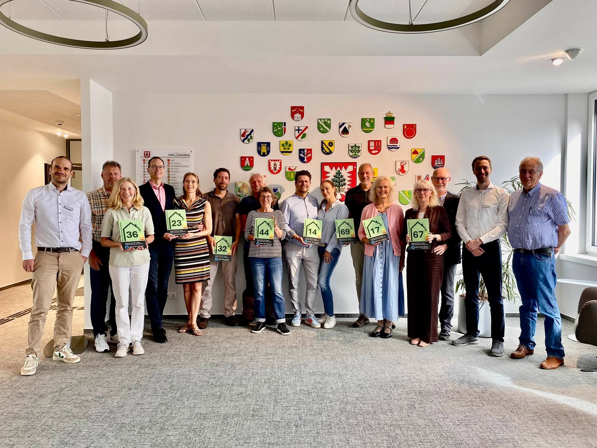 Gewinner der grünen Hausnummer 2026, Kreis Pinneberg
